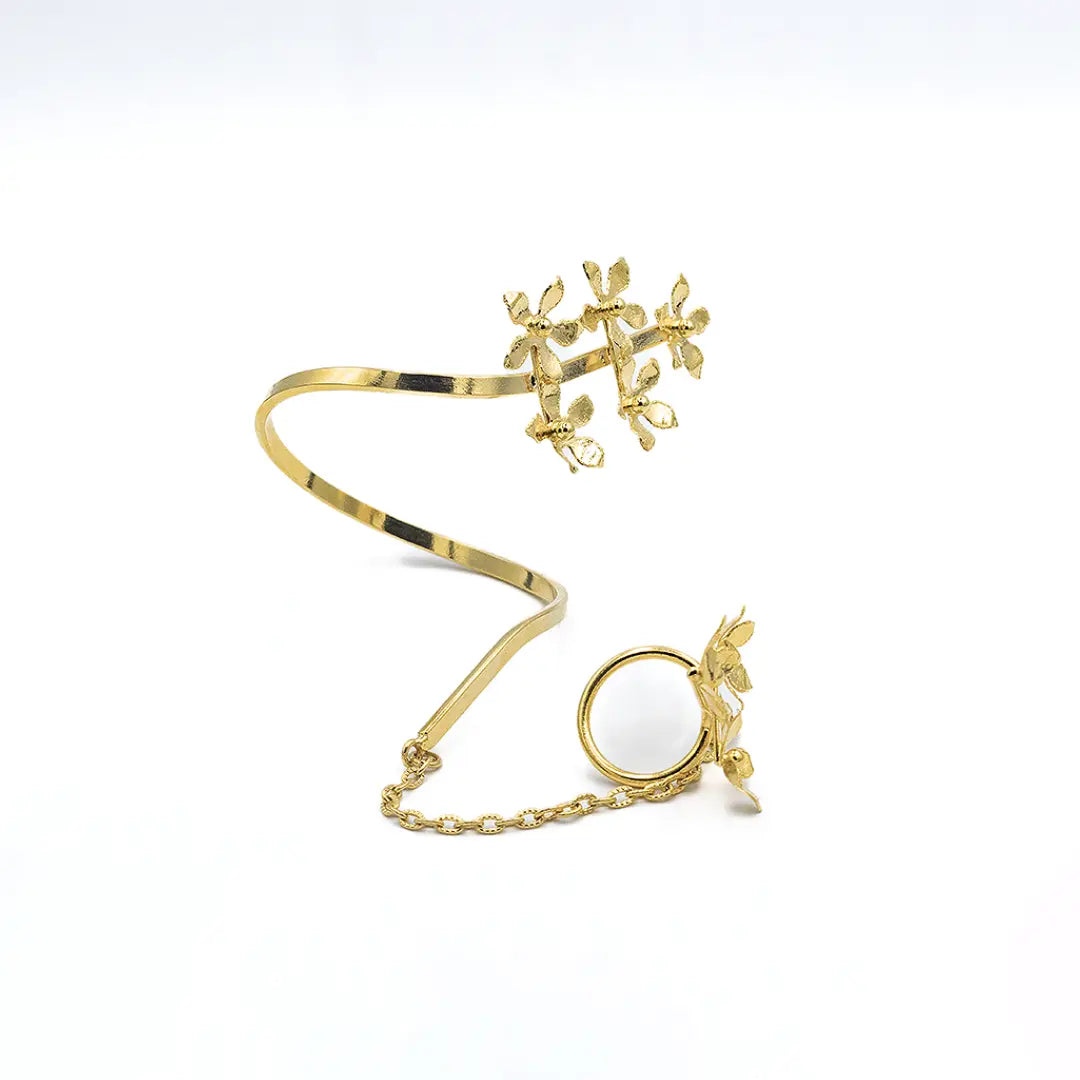 BRAZALETE CON ANILLO IRIS